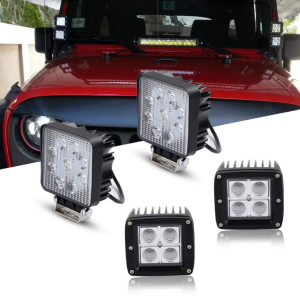 E-Mark 16w LED radno svjetlo Spot / poplava Beam Square Radna svjetiljka za off-road za džip