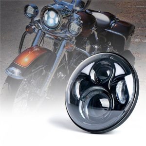 Morsun 5.75inčni okrugli farovi za far Harley Davidson 12v 24v H4